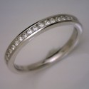 18kt White Gold 24 Round Diamond Channel Set Wedding Ring